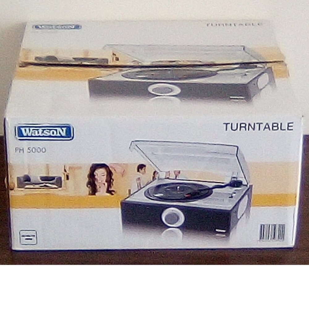 Watson PH5000 3-Speed Turntable with Stereo Speaker (for 230 V ~ 50Hz voltage)